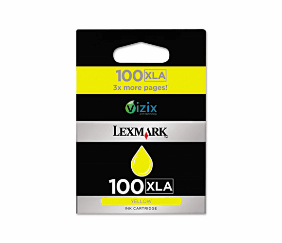 LEX14N1095 14N1095 (100XLA) Extra-High Yield Ink, Yellow By LEXMARK INT'L, INC.
