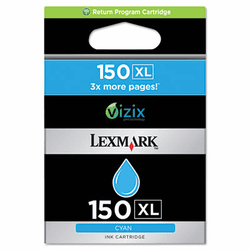 LEX14N1615 14N1615 (150XL) High-Yield Ink, Cyan By LEXMARK INT'L, INC.