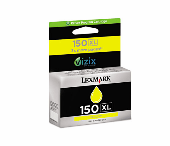 LEX14N1799 14N1799 (150XL) High-Yield Ink, Return Program, 700 Page-Yield, Yellow By LEXMARK INT'L, INC.
