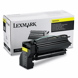 LEX15G032Y 15G032Y High-Yield Toner, 6000 Page-Yield, Yellow By LEXMARK INT'L, INC.