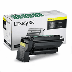 LEX15G041Y 15G041Y Toner, 6000 Page-Yield, Yellow By LEXMARK INT