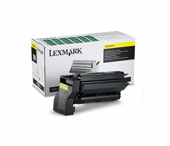 LEX15G041Y 15G041Y Toner, 6000 Page-Yield, Yellow By LEXMARK INT'L, INC.