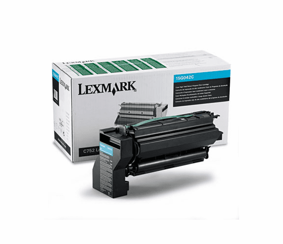 LEX15G042C 15G042C High-Yield Toner, 15000 Page-Yield, Cyan By LEXMARK INT'L, INC.