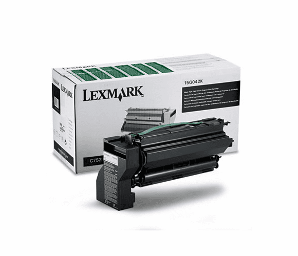 LEX15G042K 15G042K High-Yield Toner, 15000 Page-Yield, Black By LEXMARK INT'L, INC.