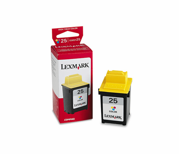 LEX15M0125 15M0125 High-Yield Ink, 625 Page-Yield, Tri-Color By LEXMARK INT'L, INC.