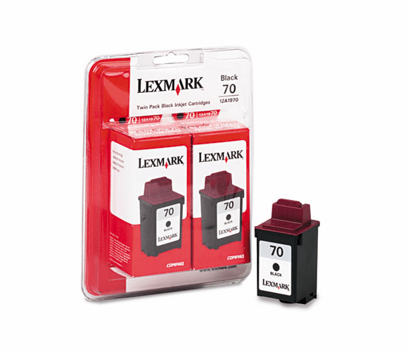 LEX15M1330 15M1330 Ink, 1200 Page-Yield, 2/Pack, Black By LEXMARK INT'L, INC.