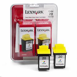 LEX15M1375 15M1375 Toner, 450 Page-Yield, 2/Pack, Tri-Color By LEXMARK INT'L, INC.