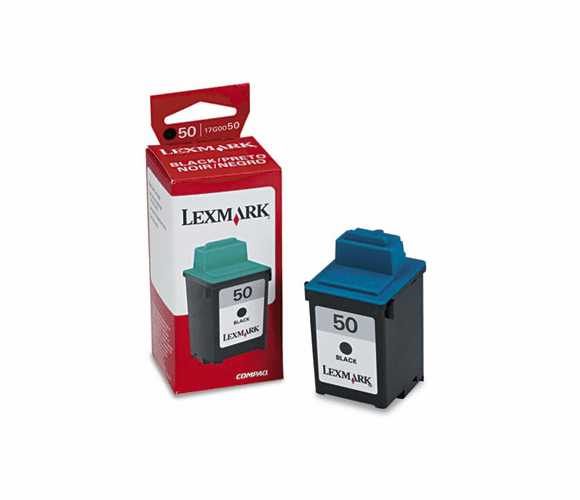 LEX17G0050 17G0050 Ink, 410 Page-Yield, Black By LEXMARK INT'L, INC.