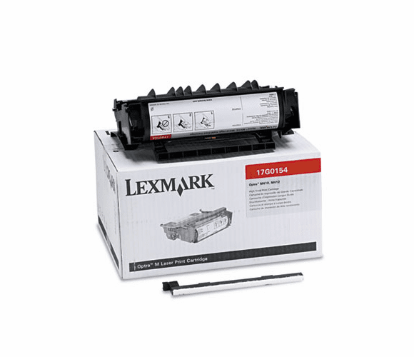LEX17G0154 17G0154 High-Yield Toner, 15000 Page-Yield, Black By LEXMARK INT'L, INC.