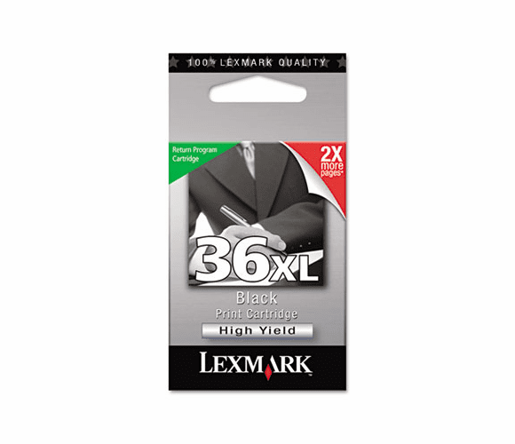 LEX18C2170 18C2170 (36XL) High-Yield Ink, 500 Page-Yield, Black By LEXMARK INT'L, INC.
