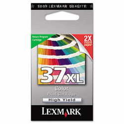 LEX18C2180 18C2180 (37XL) High-Yield Ink, 500 Page-Yield, Tri-Color By LEXMARK INT'L, INC.