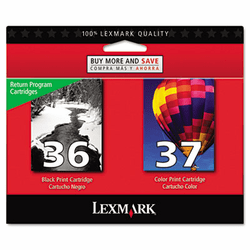 LEX18C2229 18C2229 (36; 37) Ink, 175 Page-Yield, 2/Pack, Black; Color By LEXMARK INT'L, INC.