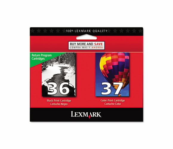 LEX18C2229 18C2229 (36; 37) Ink, 175 Page-Yield, 2/Pack, Black; Color By LEXMARK INT'L, INC.