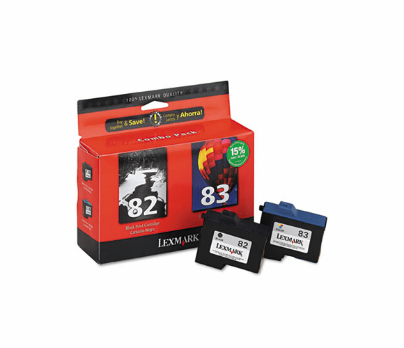 LEX18L0860 18L0860 Ink, 2/Pack, Black; Tri-Color By LEXMARK INT'L, INC.