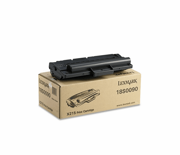 LEX18S0090 18S0090 High-Yield Toner, 3000 Page-Yield, Black By LEXMARK INT'L, INC.