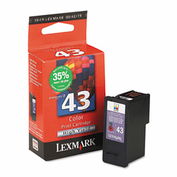 LEX18Y0143 18Y0143 Ink, 500 Page-Yield, Tri-Color By LEXMARK INT'L, INC.