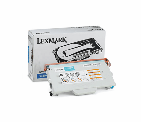 LEX20K0500 20K0500 Toner, 3000 Page-Yield, Cyan By LEXMARK INT'L, INC.
