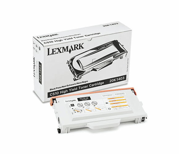 LEX20K1403 20K1403 High-Yield Toner, 10000 Page-Yield, Black By LEXMARK INT'L, INC.