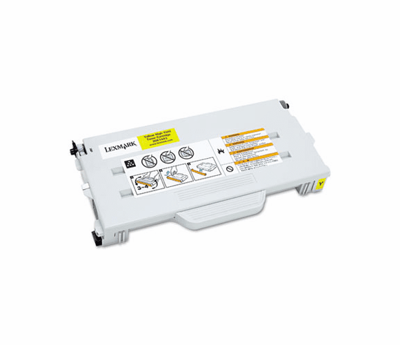 LEX20K1443 20K1443 High-Yield Toner, 6600 Page-Yield, Yellow By LEXMARK INT'L, INC.