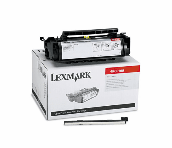LEX4K00199 4K00199 Toner, 6000 Page-Yield, Black By LEXMARK INT'L, INC.