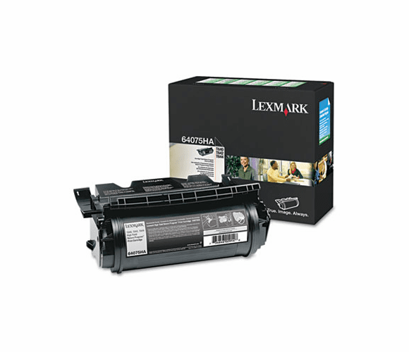 LEX64075HA 64075HA Extra High-Yield Toner, 32000 Page-Yield, Black By LEXMARK INT'L, INC.