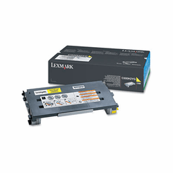 LEXC500H2YG C500H2YG Toner, 3000 Page-Yield, Yellow By LEXMARK INT'L, INC.