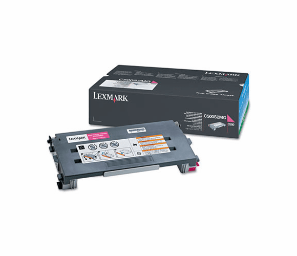 LEXC500S2MG C500S2MG Toner, 1500 Page-Yield, Magenta By LEXMARK INT'L, INC.