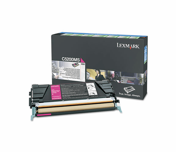 LEXC5200MS C5200MS Toner, 3000 Page-Yield, Magenta By LEXMARK INT'L, INC.