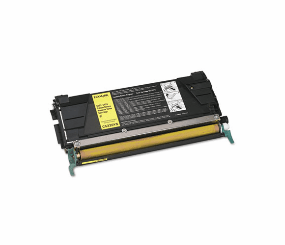 LEXC5220YS C5220YS Toner, 3000 Page-Yield, Yellow By LEXMARK INT'L, INC.