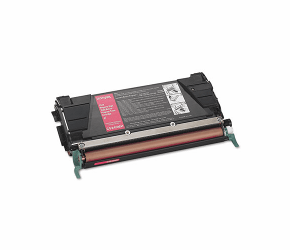 LEXC5240MH C5240MH High-Yield Toner, 5000 Page-Yield, Magenta By LEXMARK INT'L, INC.
