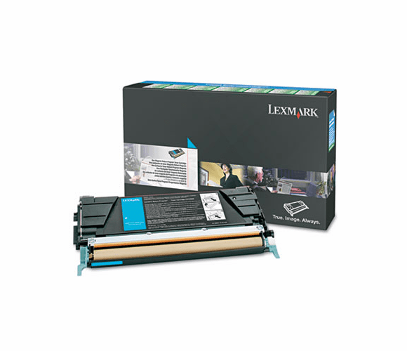 LEXC5246CH C5246CH High-Yield Toner, 5000 Page-Yield, Cyan By LEXMARK INT'L, INC.