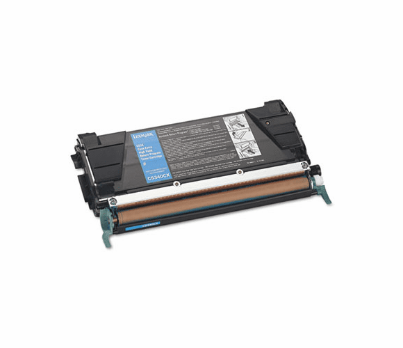 LEXC5340CX C5340CX Extra High-Yield Toner, 7000 Page-Yield, Cyan By LEXMARK INT'L, INC.