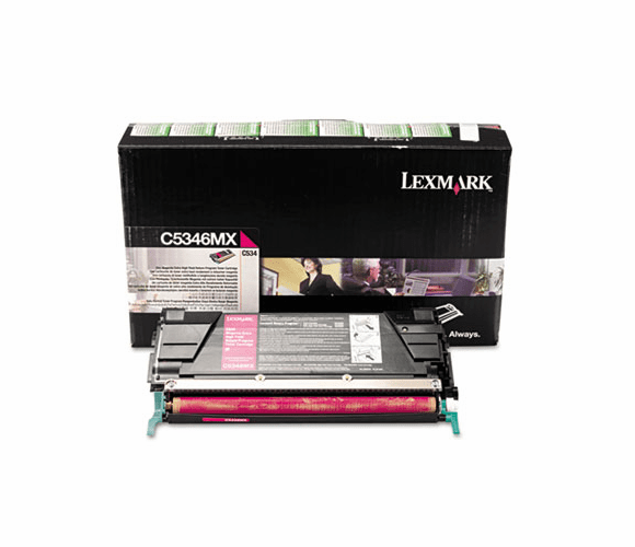 LEXC5346MX C5346MX Extra High-Yield Toner, 7000 Page-Yield, Magenta By LEXMARK INT'L, INC.