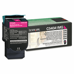 LEXC540A1MG C540A1MG Toner, 1000 Page-Yield, Magenta By LEXMARK INT'L, INC.