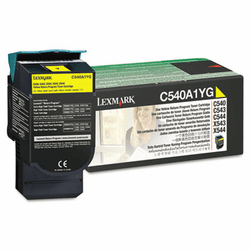 LEXC540A1YG C540A1YG Toner, 1000 Page-Yield, Yellow By LEXMARK INT'L, INC.