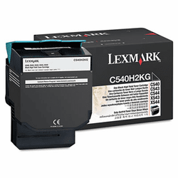 LEXC540H2KG C540H2KG High-Yield Toner, 2500 Page-Yield, Black By LEXMARK INT'L, INC.