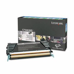 LEXC734A1KG C734A1KG Toner, Return Program, 8000 Page-Yield, Black By LEXMARK INT'L, INC.