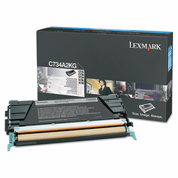 LEXC734A2KG C734A2KG High-Yield Toner,12,000 Page-Yield, Black By LEXMARK INT'L, INC.