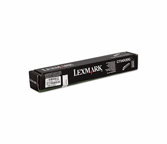 LEXC734X20G C734X20G Photoconductor, 20000 Page Yield, Black By LEXMARK INT'L, INC.