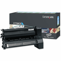 LEXC7700CS C7700CS Toner, 6000 Page-Yield, Cyan By LEXMARK INT'L, INC.