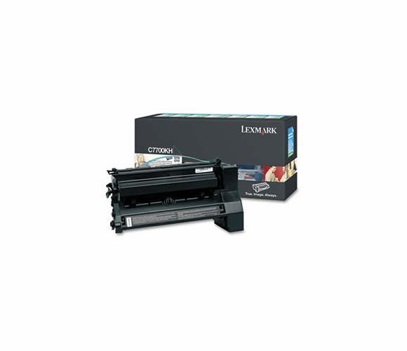 LEXC7700KH C7700KH High-Yield Toner, 10000 Page-Yield, Black By LEXMARK INT'L, INC.