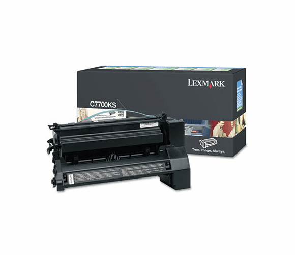 LEXC7700KS C7700KS Toner, 6000 Page-Yield, Black By LEXMARK INT'L, INC.