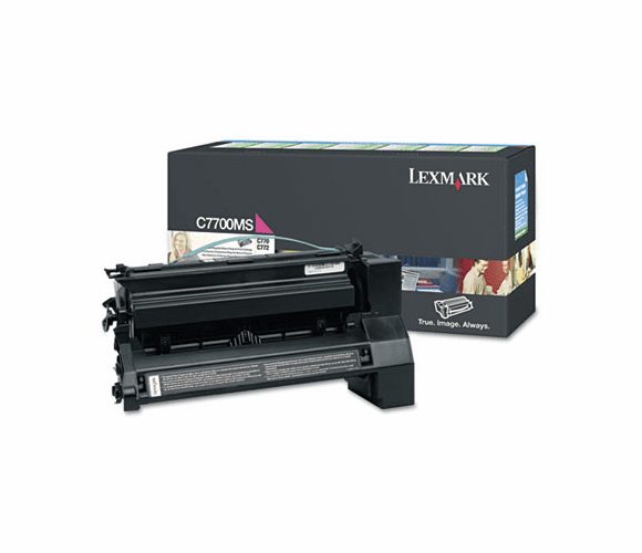 LEXC7700MS C7700MS Toner, 6000 Page-Yield, Magenta By LEXMARK INT'L, INC.