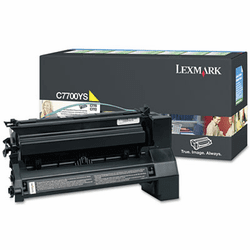 LEXC7700YS C7700YS Toner, 6000 Page-Yield, Yellow By LEXMARK INT'L, INC.