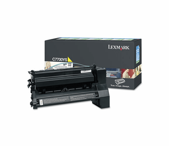 LEXC7700YS C7700YS Toner, 6000 Page-Yield, Yellow By LEXMARK INT'L, INC.