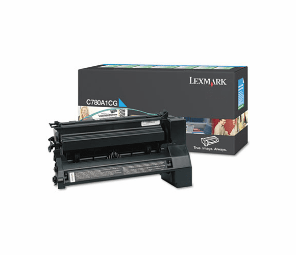 LEXC780A1CG C780A1CG Toner, 6000 Page-Yield, Cyan By LEXMARK INT'L, INC.
