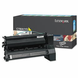 LEXC780A1YG C780A1YG Toner, 6000 Page-Yield, Yellow By LEXMARK INT'L, INC.