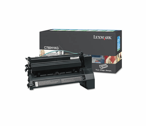 LEXC780H1KG C780H1KG High-Yield Toner, 10000 Page-Yield, Black By LEXMARK INT'L, INC.