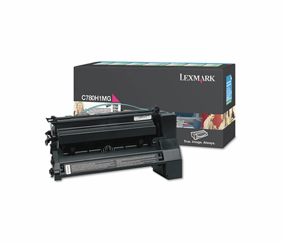 LEXC780H1MG C780H1MG High-Yield Toner, 10000 Page-Yield, Magenta By LEXMARK INT'L, INC.