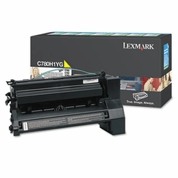 LEXC780H1YG C780H1YG High-Yield Toner, 10000 Page-Yield, Yellow By LEXMARK INT'L, INC.